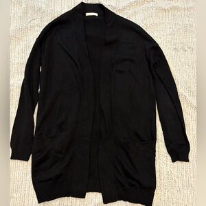 H&M Women’s Black Open Front Cardigan Sweater